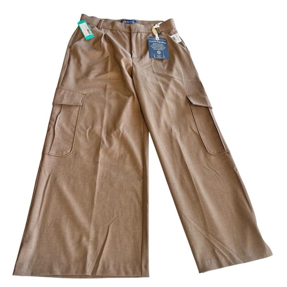 Democracy Tan Wide Leg Pants